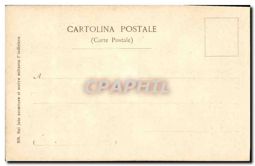 Firenze — Casa de Dante — editor desconhecido, n° 539 - Verso