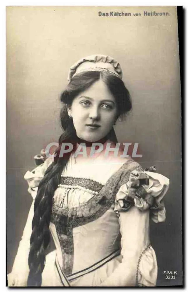 A pequena menina de Heilbronn — retrato — F.M.K. 3233 - Frente