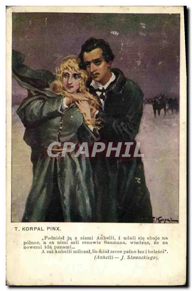 Anhelli — J. Słowackiego — T. Korpal Pinx. - Vorderseite