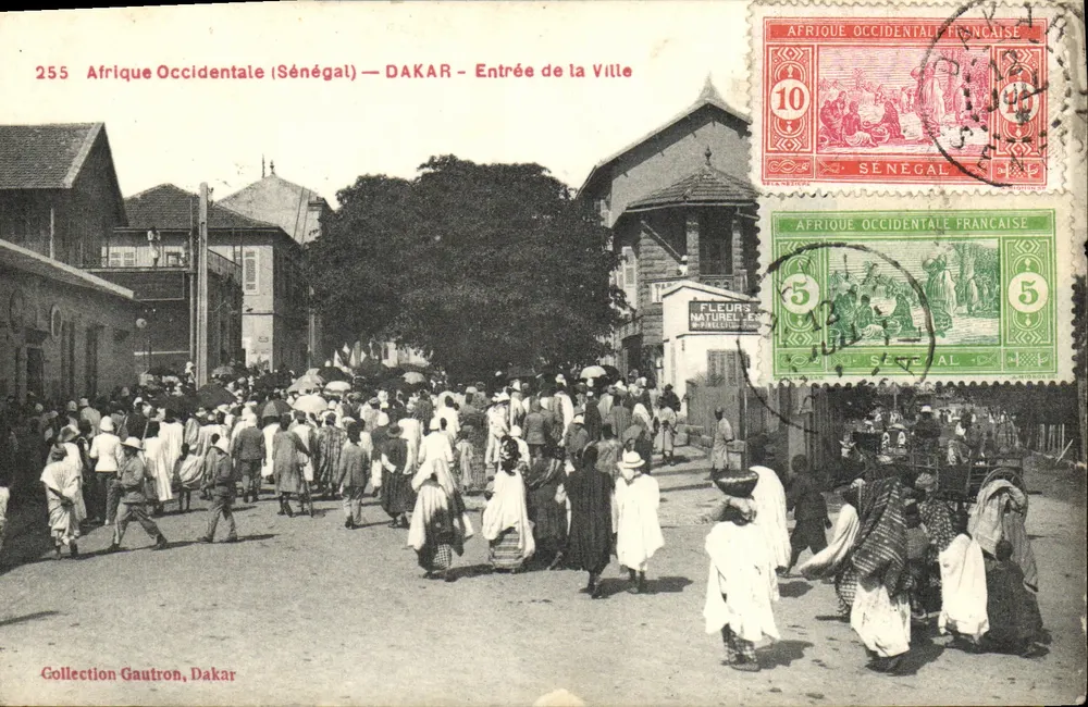 Dakar — Entrada da Cidade — Collection Gautron, Dakar - Frente