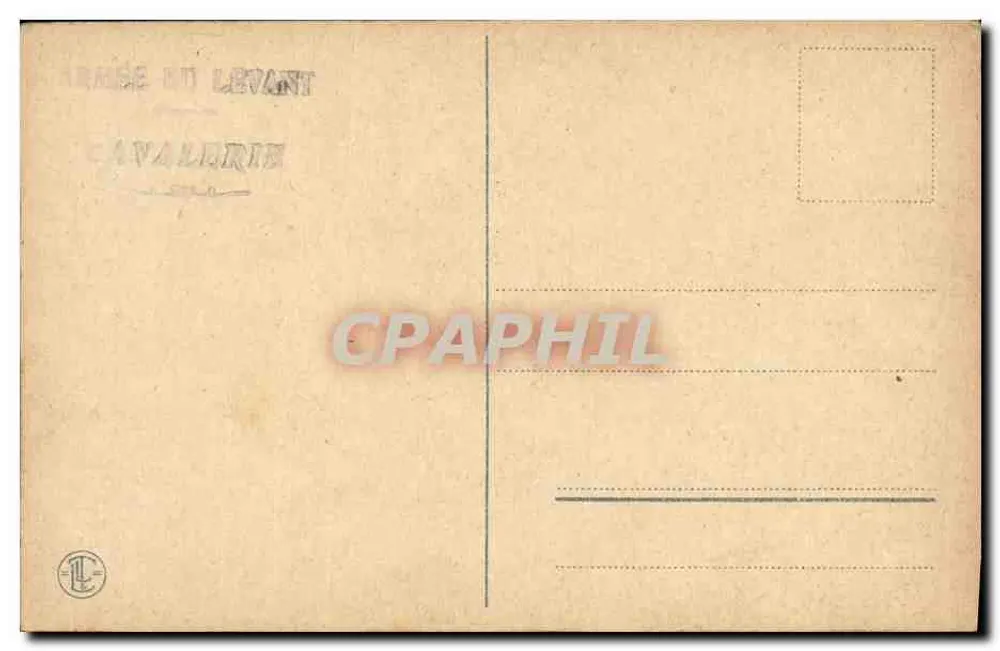 In der Oase — 906 — Verlag: CAVALERIE DU LEVANT - Rückseite