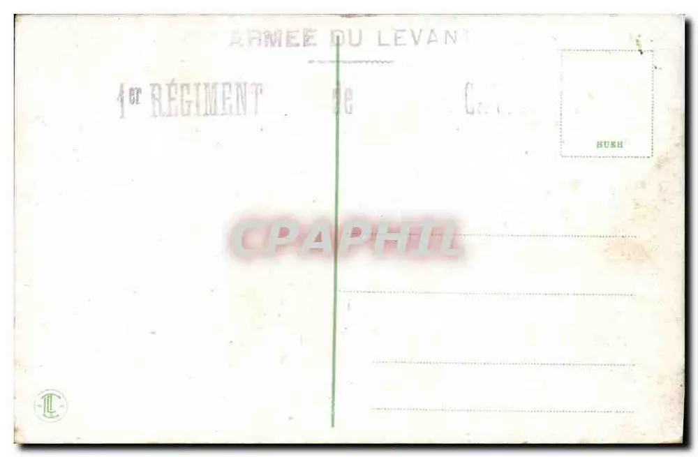Oase — Ansicht einer Oase — Verlag BUSH, Nr. 639 - Rückseite
