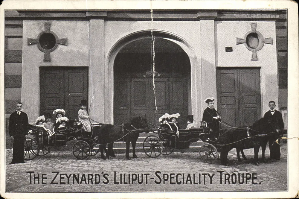 Die Zeynard's Liliput-Troupe — Spezialität — Verlag nicht sichtbar - Vorderseite