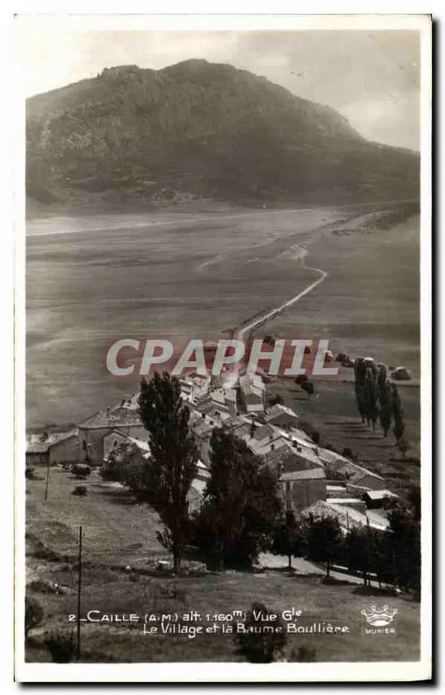 Caille (A.M.) alt. 1160m — Ansicht des Dorfes und der Baume Boullière — Éditions d'Art Munier - Vorderseite
