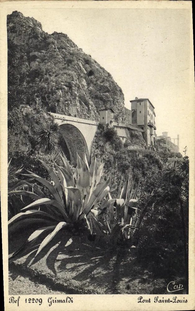Ponte Saint-Louis — Cap Grimaldi — Edições Bef - Frente