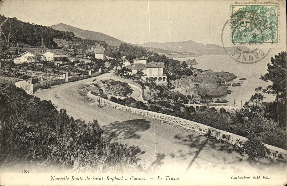Neue Route von Saint-Raphaël nach Cannes — Le Trayas — Collections ND Phot - Vorderseite