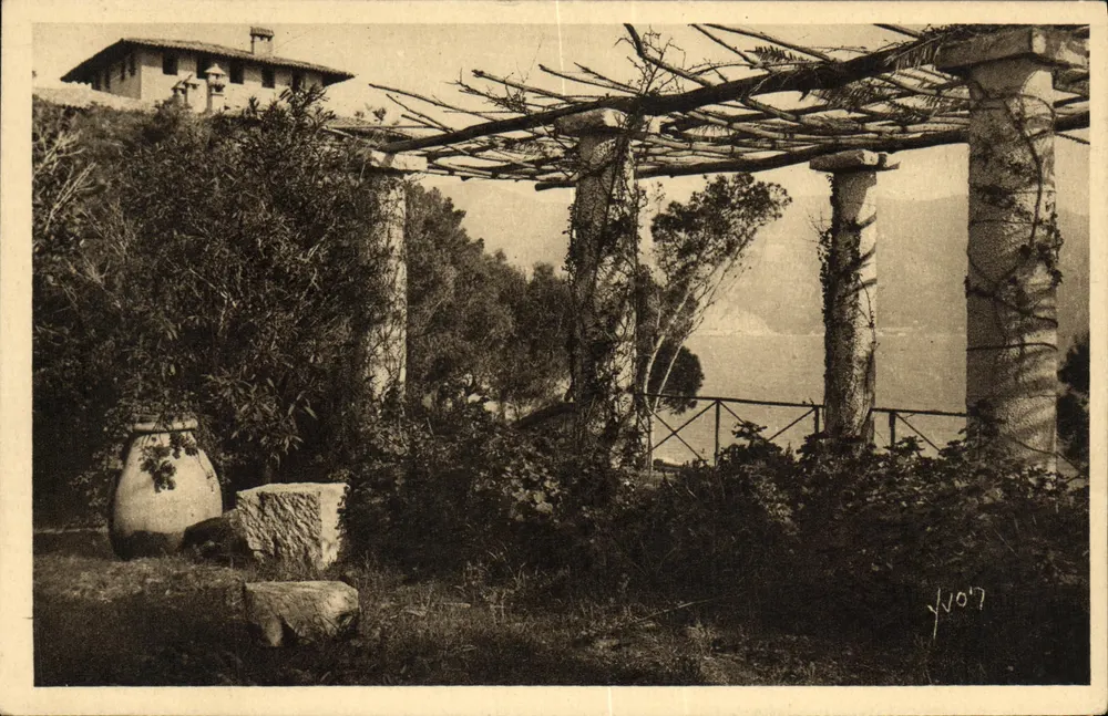 Pergola am Ufer — Côte d'Azur — Éditions d'Art Yvonne, Paris - Vorderseite