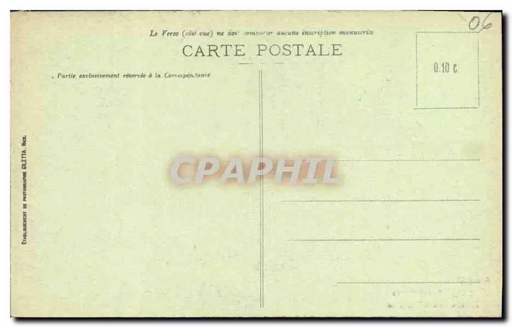 Mônaco — Entre os Oliveiras — Edição Gletta, n° 701 - Verso