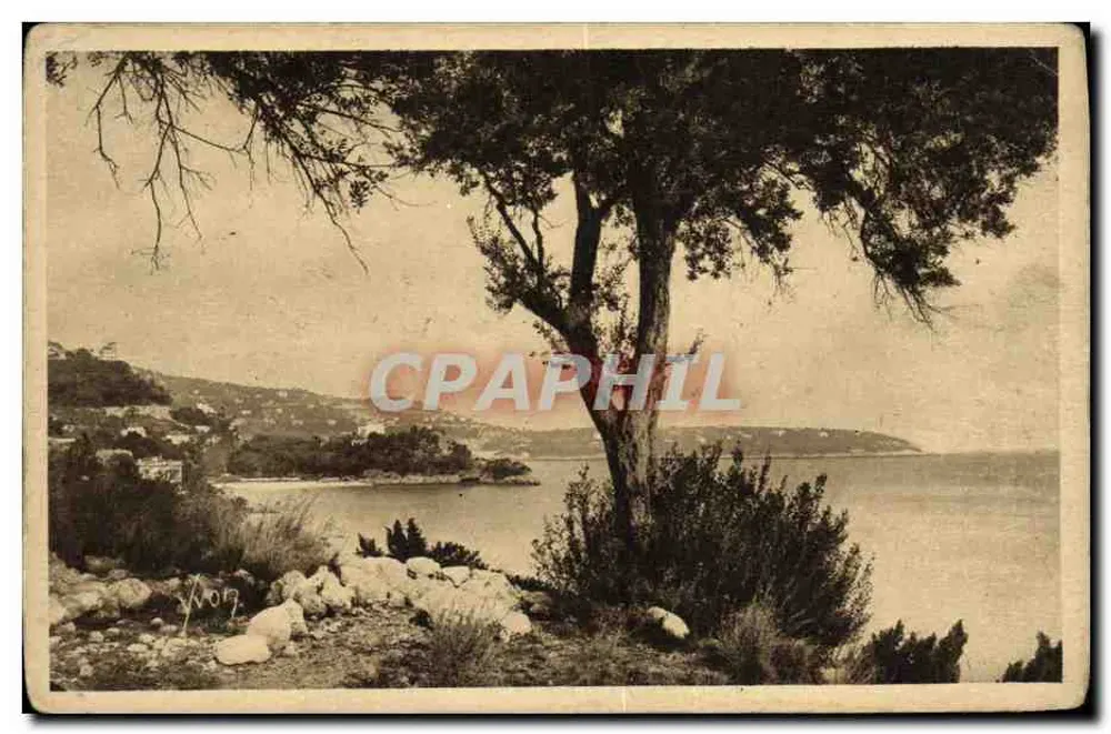 Cap Martin — O litoral em direção a Mônaco — Édition d'Art de Brézane, n°5/125 - Frente