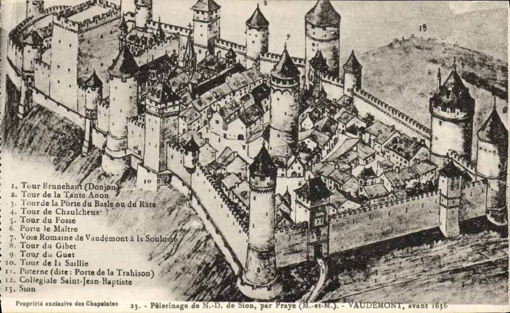 Sion — Pilgerreise der N.-D. von Sion, durch Praye (M.-et-M.) — VAUDEMONT, vor 1636 - Vorderseite