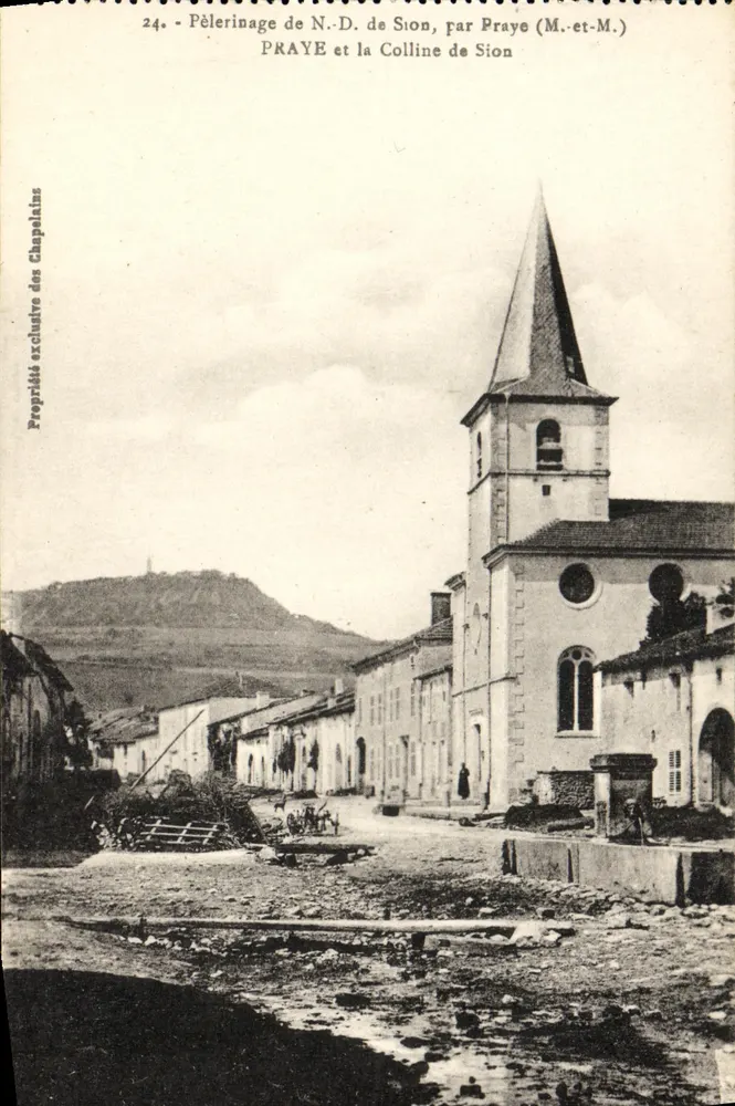 Praye und der Berg Sion — Pilgerung der N.D. de Sion, von Praye (M.-et-M.) — Chapalains - Vorderseite
