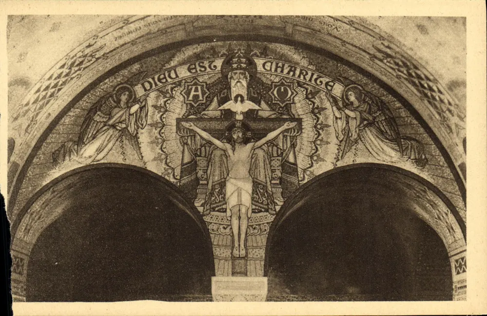 Krypta der Basilika von Lisieux — Mosaik des Narthex — Editions C. B. S. T. - Vorderseite