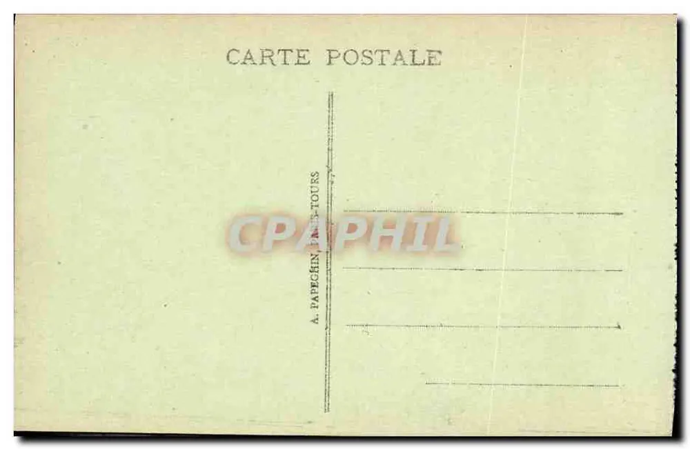 Tours (Loire-et-Loire) — Basilika Saint-Martin und Turm Charlemagne — A. Papechin - Rückseite