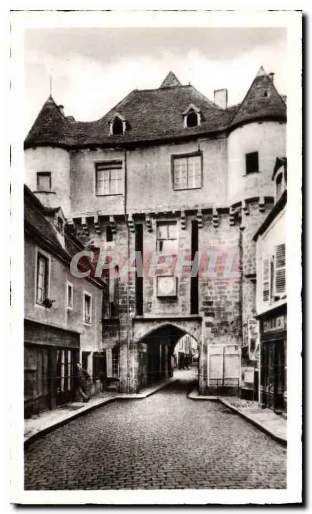 Semur - La Porte Sauvigny (14. Jh.) — Historisches Denkmal - Vorderseite