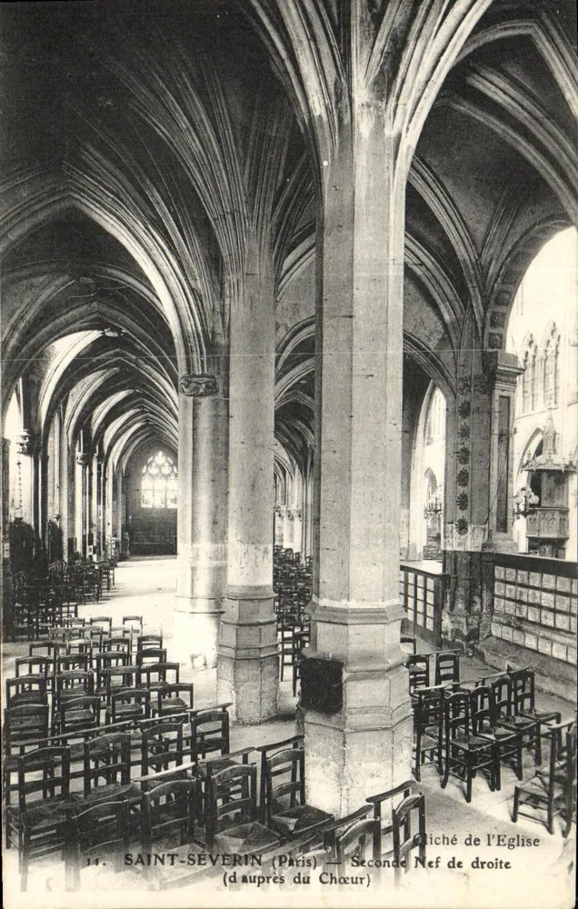 Saint-Séverin (Paris) — Segunda Nef da Direita (segundo o Coro) - Frente