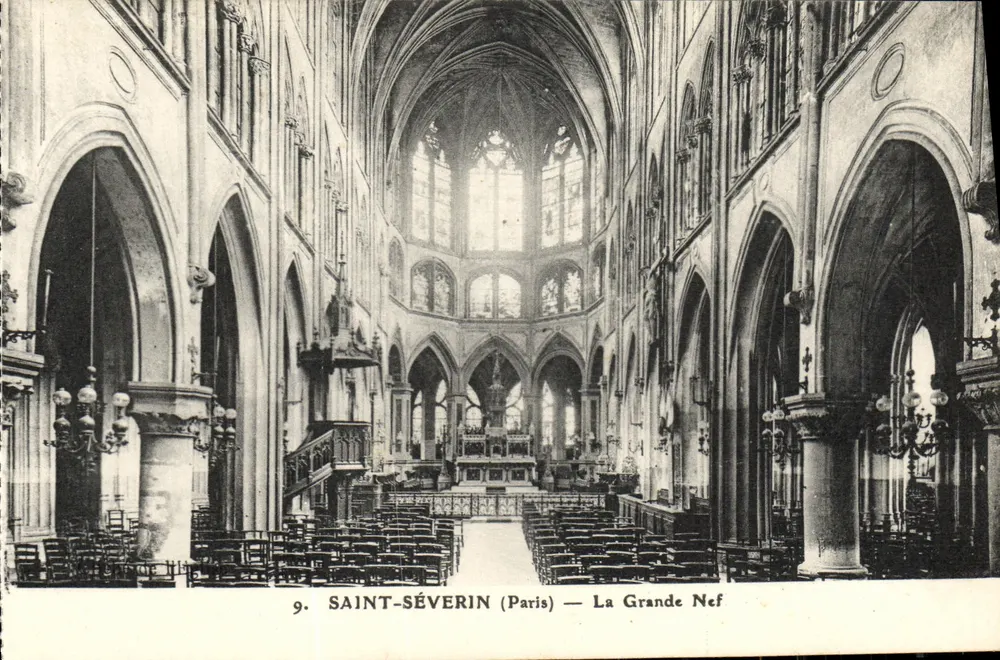 Saint-Séverin (Paris) — A Grande Nave - Frente