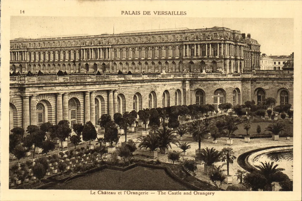Palast von Versailles — Das Schloss und die Orangerie — Nationale Museen - Vorderseite