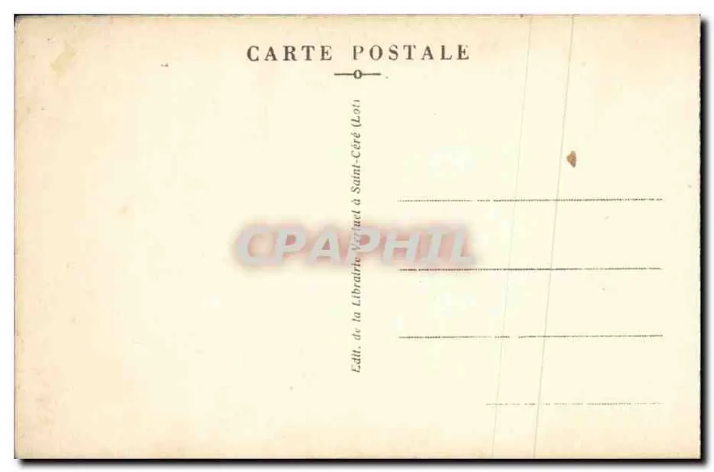 Rocamadour — Plateau St-Martial — Le Lot Illustré, 1923 - Verso