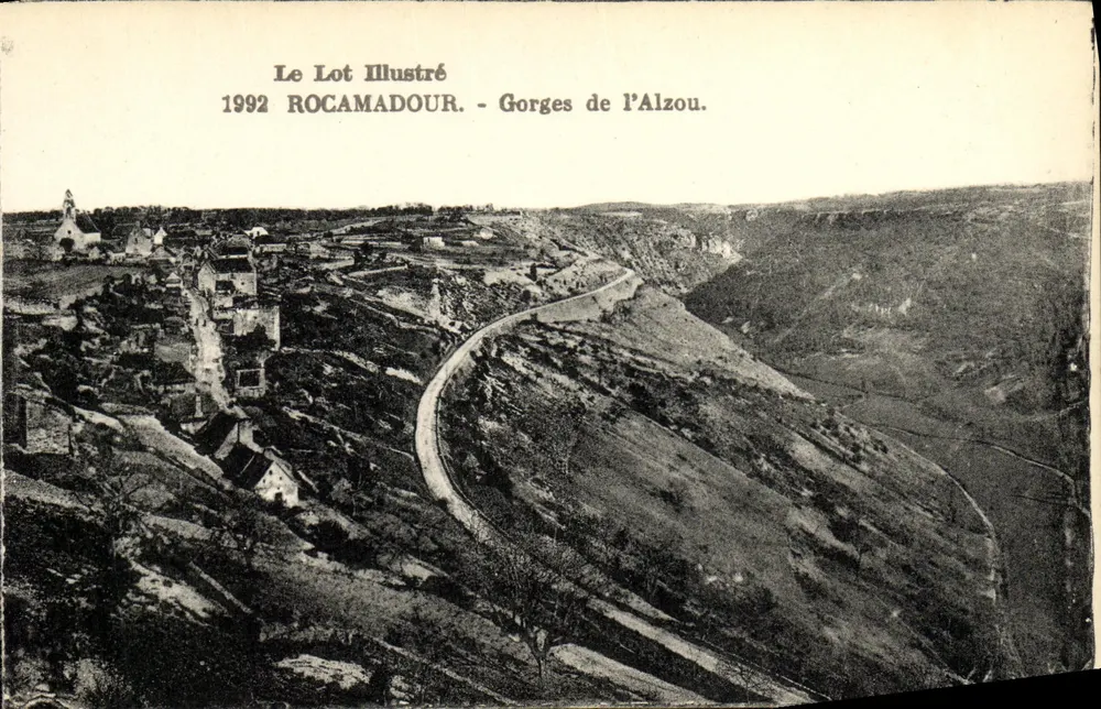 Rocamadour — Gorges do Alzou — Le Lot Illustré, 1992 - Frente