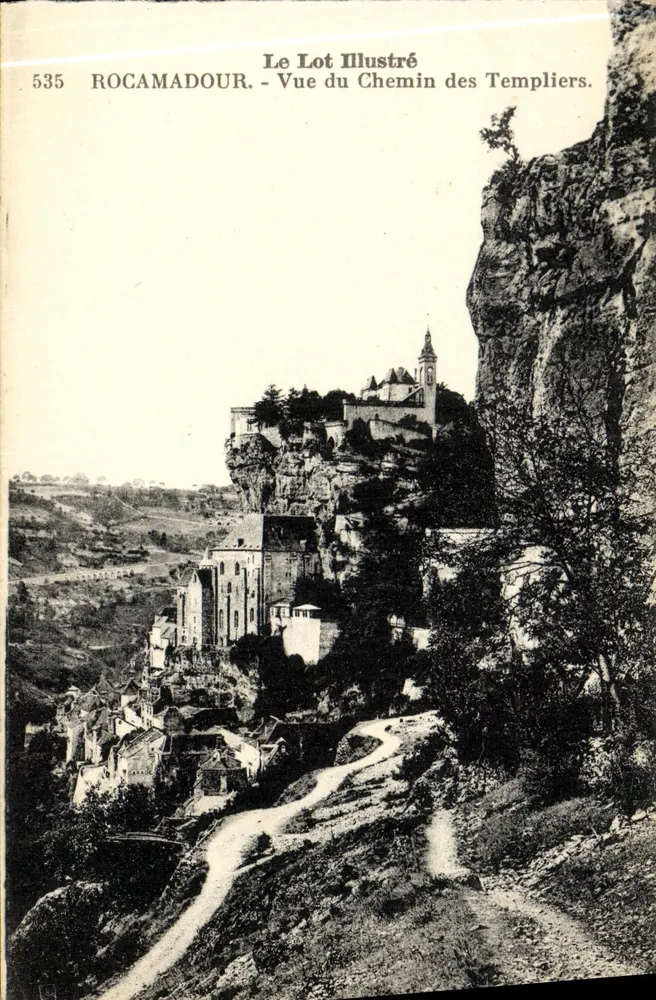 Rocamadour - Vista do Caminho dos Templários — Le Lot Illustré, n° 535 - Frente