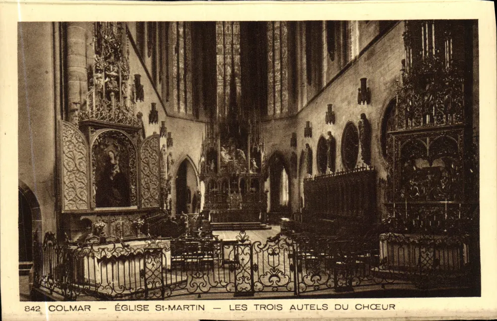 Colmar — Kirche St-Martin — Die drei Altäre des Chors — n°842 - Vorderseite