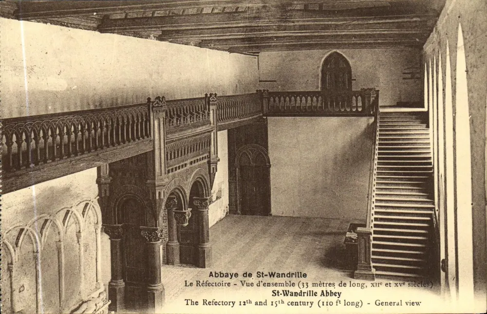 Le Réfectoire de l'Abbaye de St-Wandrille — Gesamtansicht — Maison Delamare, Yvetot - Vorderseite