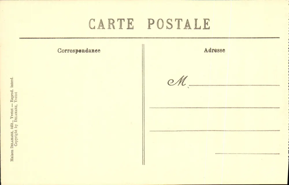 Abtei St-Wandrille — Das Arbeitszimmer von Maurice Maeterlinck — Maison Delamare, Yvetot - Rückseite