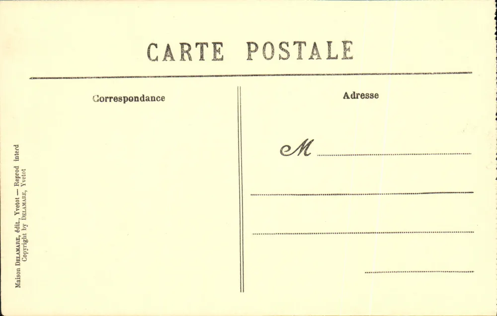 Abtei St-Wandrille — Die Große Louis-XV-Tür — Maison Delamane, Yvetot - Rückseite