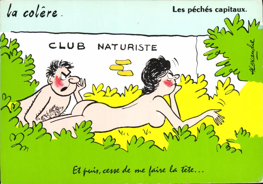 Die sieben Todsünden — Wut — Naturisten-Club — Alexandre - Vorderseite