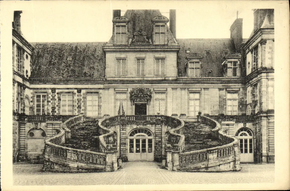 Schloss Fontainebleau — Pferdegalopp-Treppe — Edition des Musées Nationaux - Vorderseite