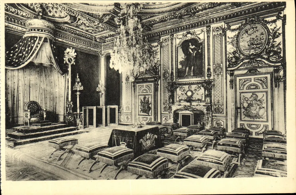Schloss Fontainebleau — Thronsaal — Édition des Musées Nationaux n°9 - Vorderseite