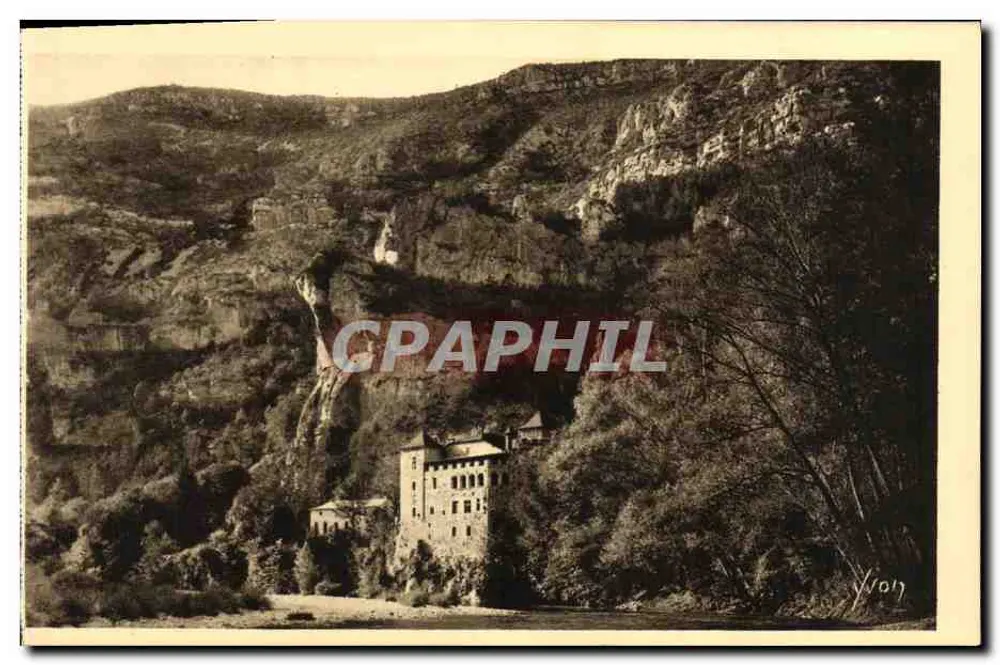 Schloss La Caze — Gorges du Tarn — Éditions d'Art Yvon, Lozère - Vorderseite