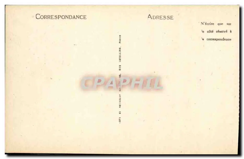 Paramé - Maré Alta - I.L. - n°57 - Verso