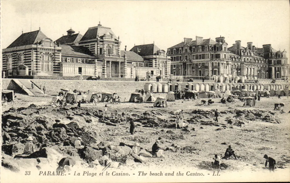 Paramé - A Praia e o Cassino - LL - Frente