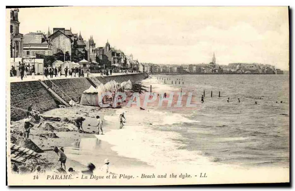 Paramé - A Dique e a Praia - LL - Frente