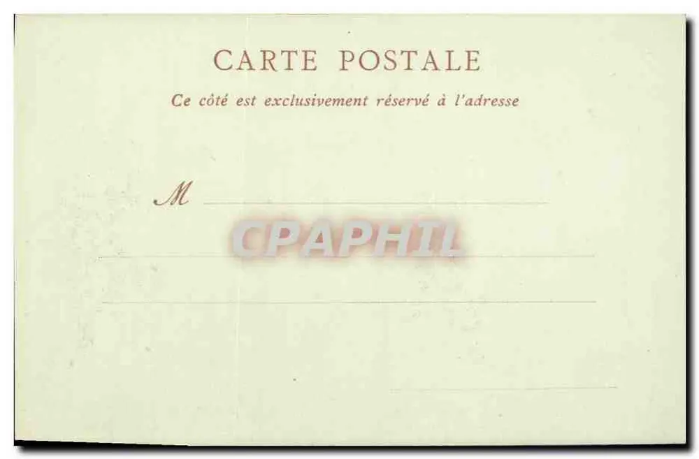 Weltausstellung 1900 — Palast der Nationen, Italien — ND Phot - Rückseite