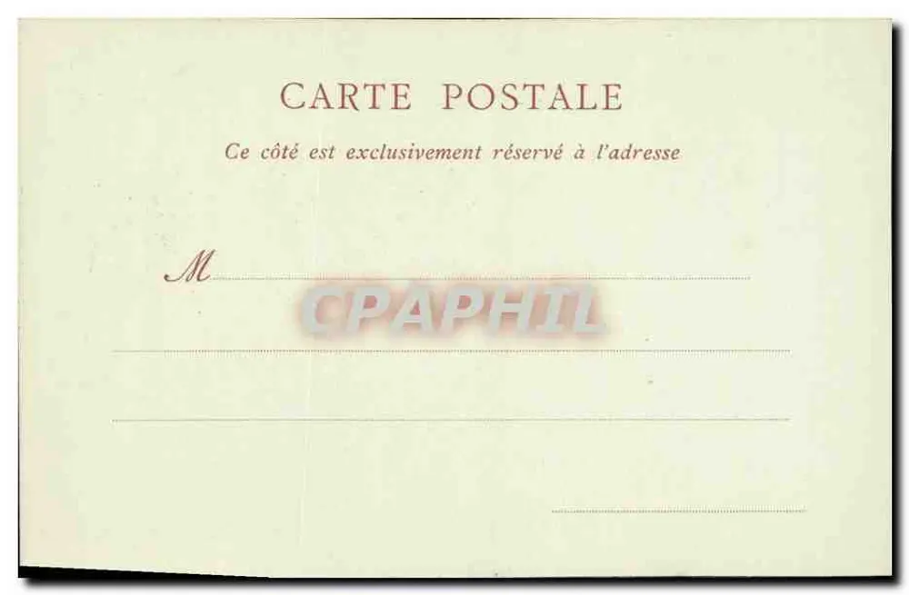 Weltausstellung 1900 — Palast der Nationen, Italien — ND Phot - Rückseite