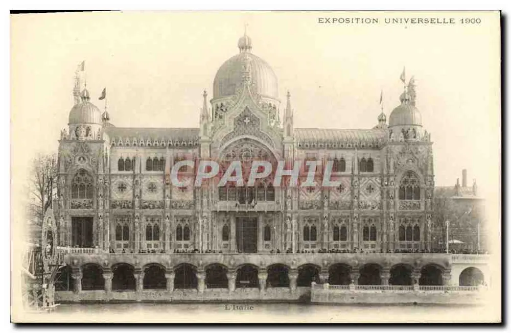 Italien — Italienisches Pavillon auf der Weltausstellung 1900 — Verlag unbekannt - Vorderseite
