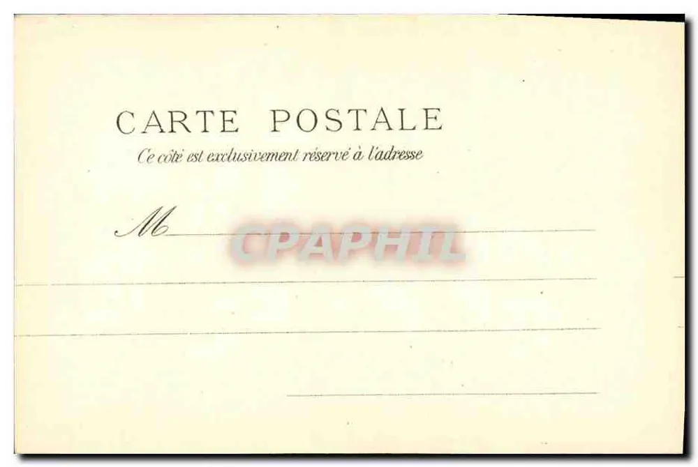 Exposição Universal de 1900 — Hungria — Editor não visível - Verso