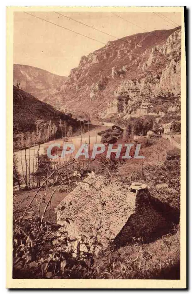 As Gorges do Tarn — após a Malène — Les Éditions d'Art Yvon, França - Frente