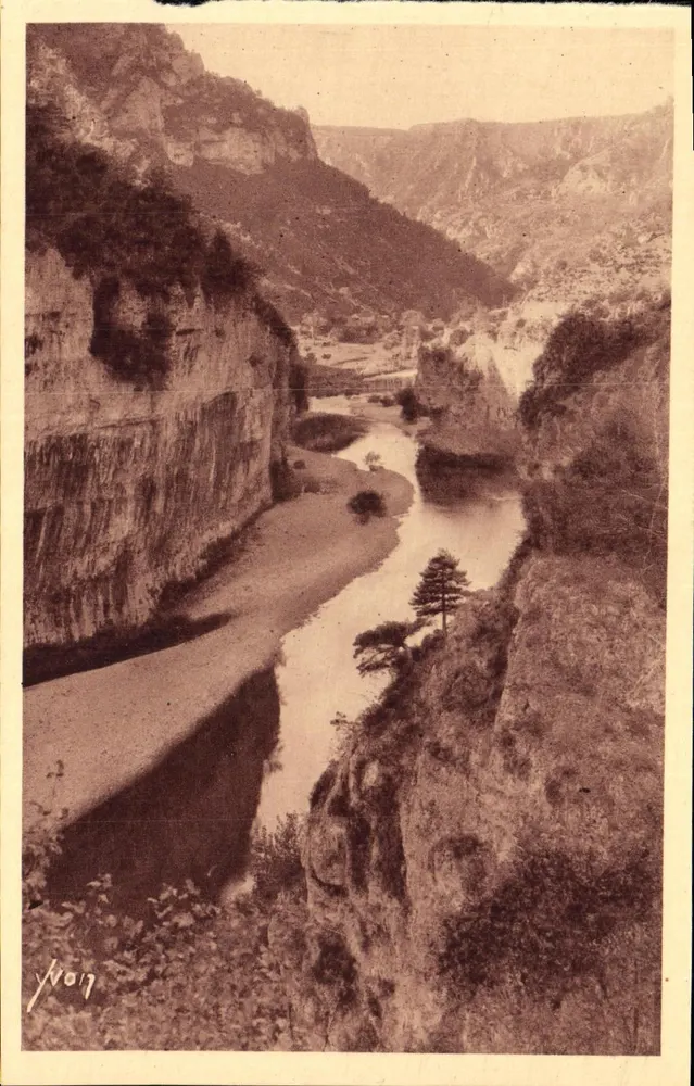 Gorges du Tarn — Sortie des Détroits (Lozère) — Les Éditions d'Art YVON, Paris - Frente