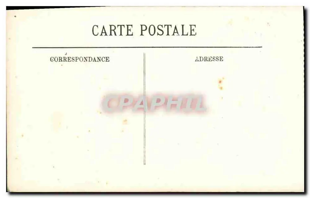 Pierrefonds - O Castelo - Uma Gargouille — Edição Varin - Verso