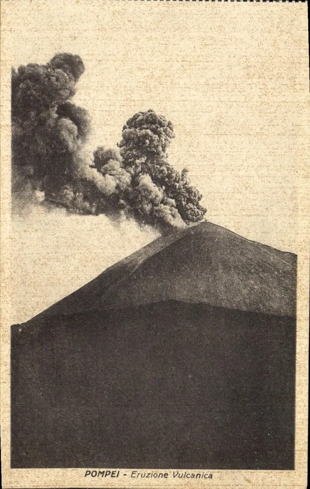 Pompei - Vulkanische Eruption — Édition Avino Pasquale, Seriennummer nicht sichtbar - Vorderseite
