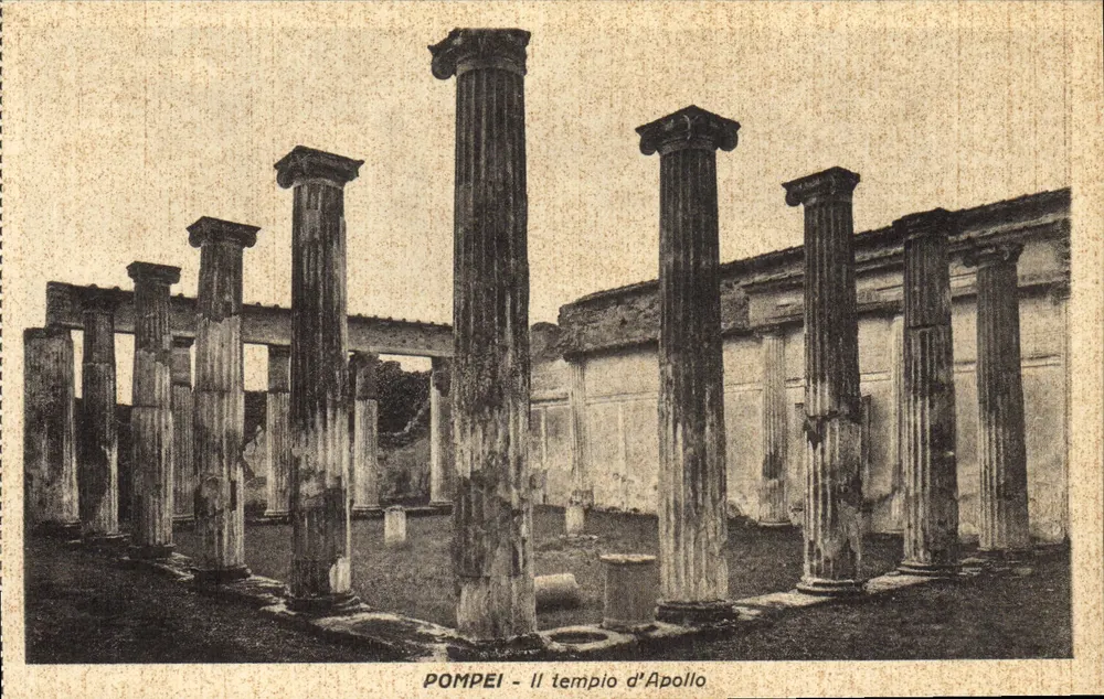 Pompei — O templo de Apolo — Edição Avino Pasquale - Frente