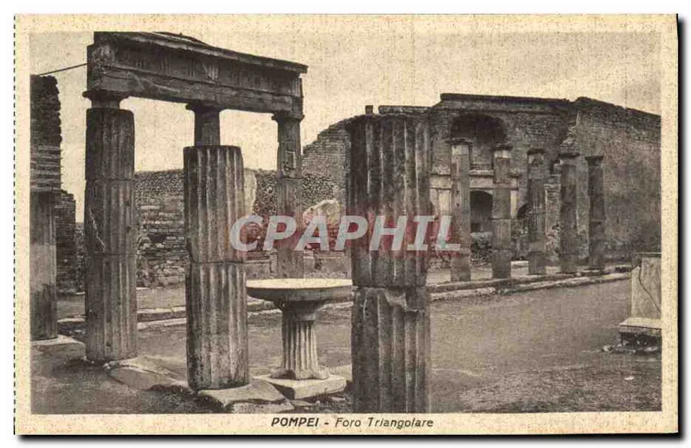 Pompeia - Fórum Triangular — edição Avino Pasquale, n° 27102 - Frente