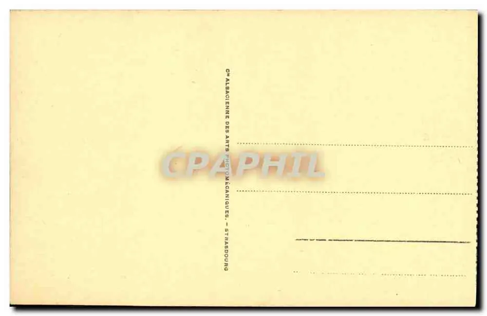 Nice - Quai der Vereinigten Staaten, Schloss und Mont Boron — Verlag C° Alsacienne des Arts Mécaniques, Straßburg, Nr. 82 - Rückseite