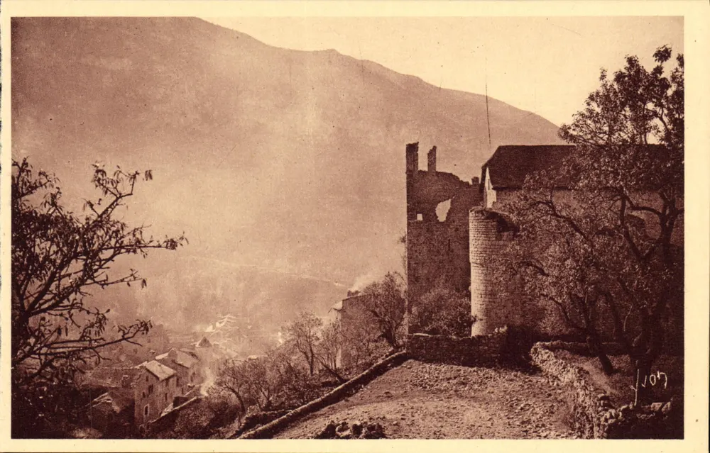 Ruinen des alten Klosters — Gorges du Tarn, Sainte-Enimie (Lozère) — Les Éditions d'Art Yvon, Paris - Vorderseite