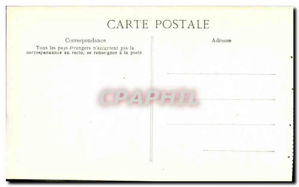 Schloss Langeais — Eingang zum Schloss — Le Pont-Levis — Verlag: Parisserie - Rückseite