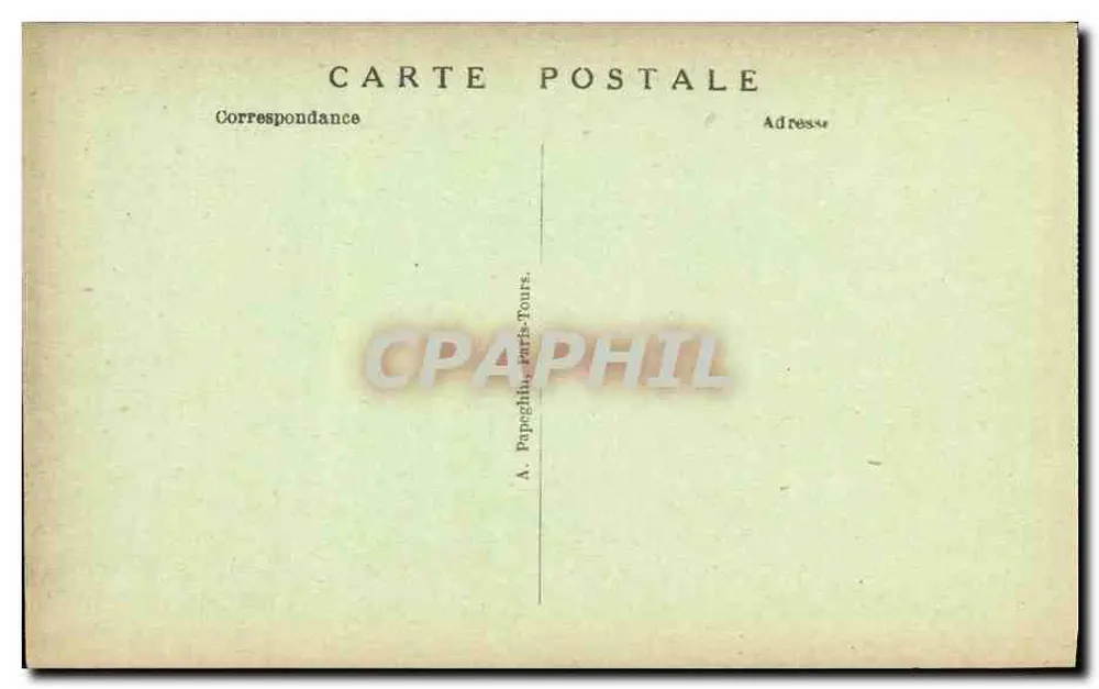 Chambord — Gala-Kutsche des Grafen von Chambord (1873) — A. P. - Rückseite