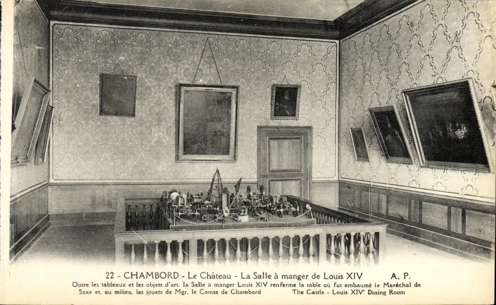 Chambord — Das Schloss — Die Speisekammer von Louis XIV - Vorderseite